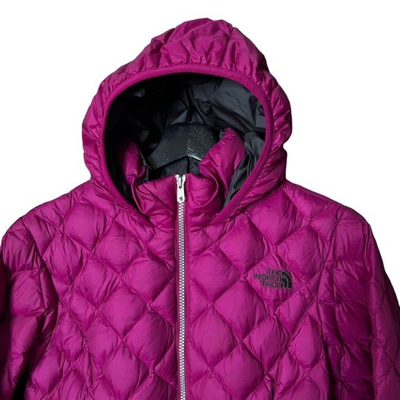 The North Face Girls 550 Down Long Coat Large - Picture 2 of 5
